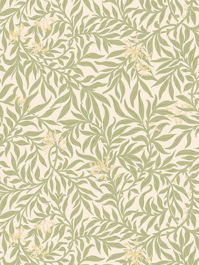 Scalamandre Honeysuckle Wallcovering Sage Wallpaper