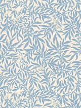 Scalamandre Honeysuckle Wallcovering Misty Blueberry Wallpaper