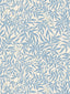 Scalamandre Honeysuckle Wallcovering Misty Blueberry Wallpaper