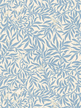 Scalamandre Honeysuckle Wallcovering Misty Blueberry Wallpaper
