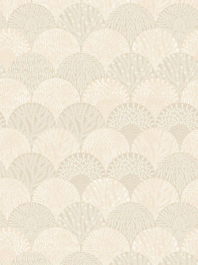Scalamandre Herb Garden Wallcovering Parchment Wallpaper