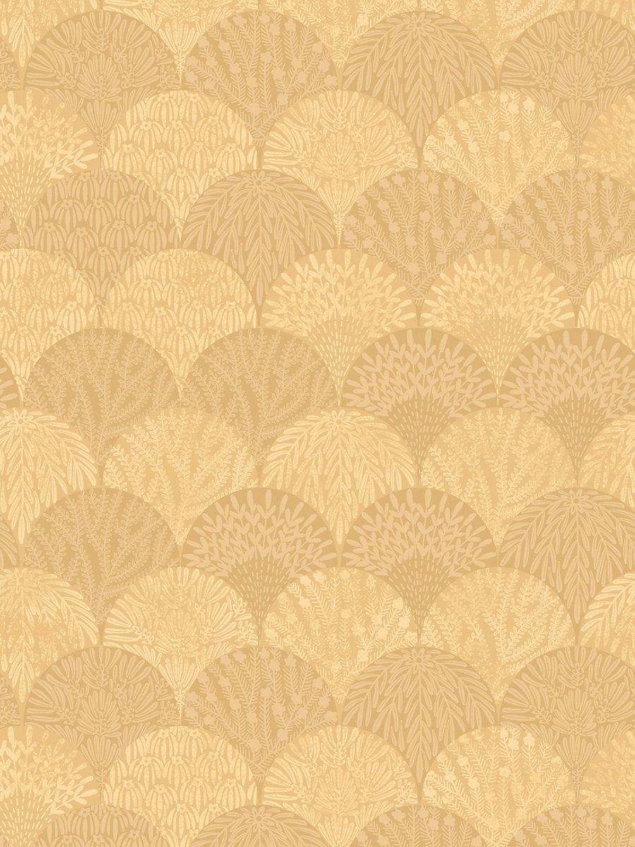 Scalamandre Herb Garden Wallcovering Goldenrod Wallpaper