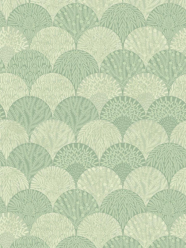 Scalamandre Herb Garden Wallcovering Sage Wallpaper