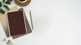 York Aubergine Classic Faux Grasscloth Peel & Stick Wallpaper