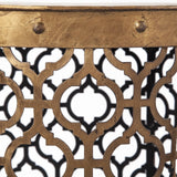 Mercana Rudebekia (Set of 2) 16L x 16W Gold Round Metal Accent Tables