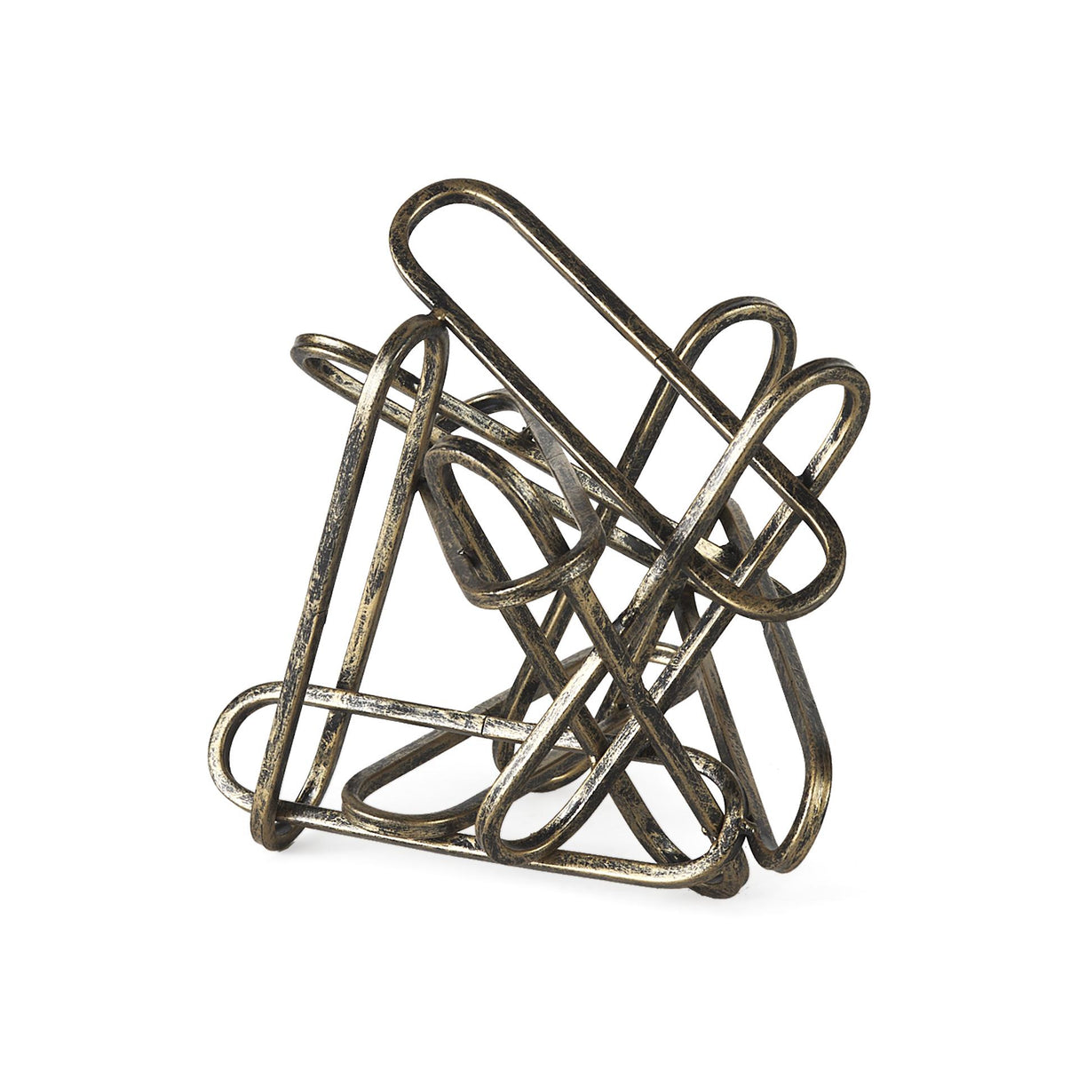 Mercana Henderson II 10L x 12W Gold Metal Paperclip Object