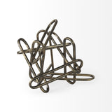 Mercana Henderson II 10L x 12W Gold Metal Paperclip Object