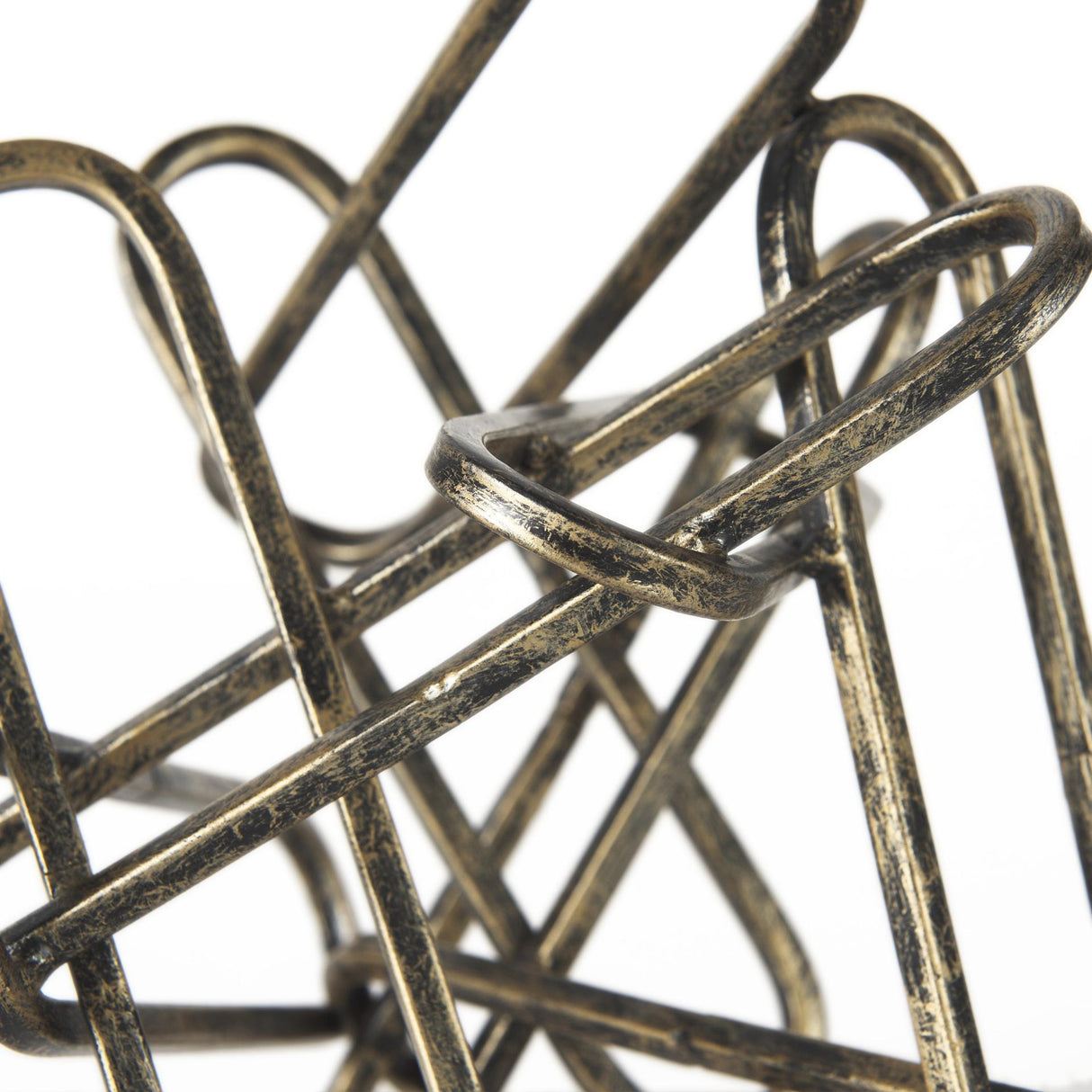 Mercana Henderson II 10L x 12W Gold Metal Paperclip Object