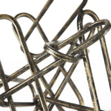 Mercana Henderson II 10L x 12W Gold Metal Paperclip Object