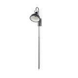 Mercana Tazb II 13x62 Black Metal Conical Shade Wall Sconce