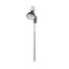 Mercana Tazb II 13x62 Black Metal Conical Shade Wall Sconce