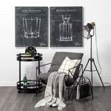 Mercana Ada Round Shape Black Metal Frame Two-Tier w/Glass Shelf Bar Cart