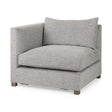 Mercana Valence 37.8L x 38.6W x 28.3H Medium Gray Corner Sectional Piece