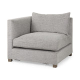Mercana Valence 37.8L x 38.6W x 28.3H Medium Gray Corner Sectional Piece