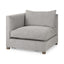 Mercana Valence 37.8L x 38.6W x 28.3H Medium Gray Corner Sectional Piece