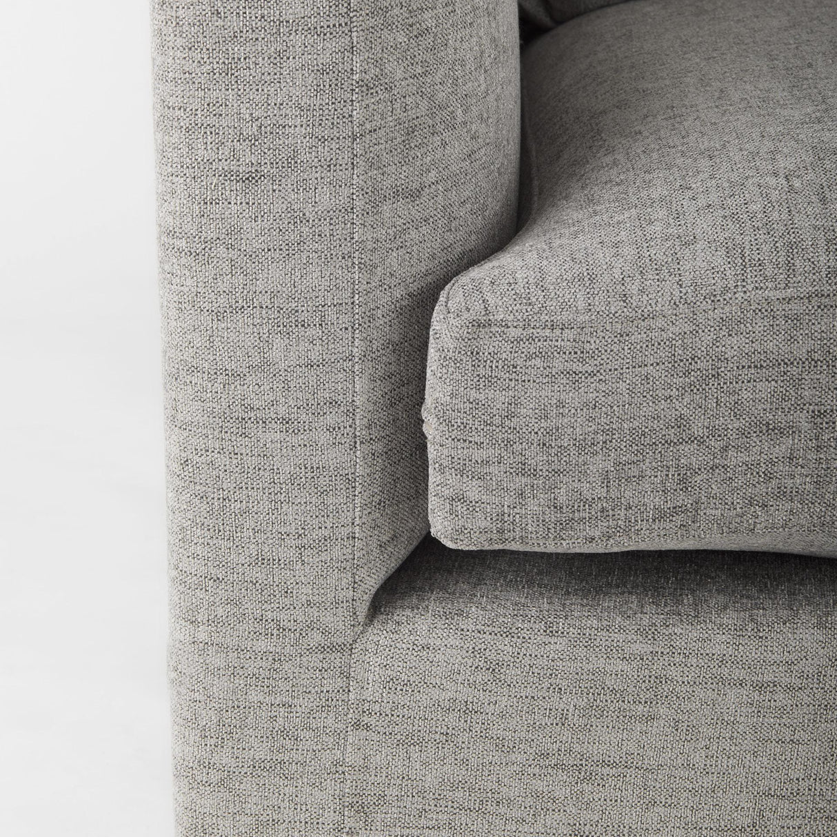 Mercana Valence 37.8L x 38.6W x 28.3H Medium Gray Corner Sectional Piece