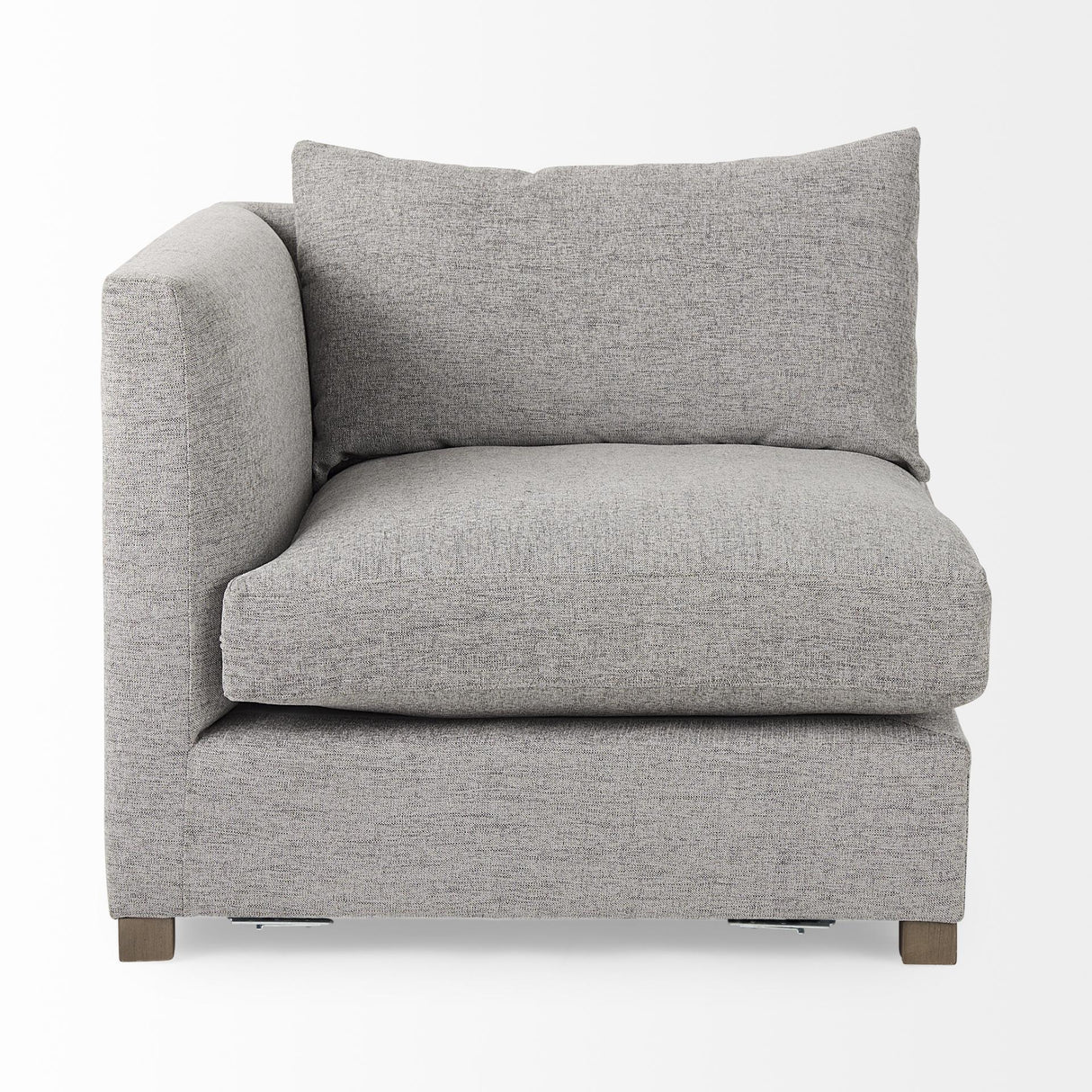 Mercana Valence 37.8L x 38.6W x 28.3H Medium Gray Corner Sectional Piece