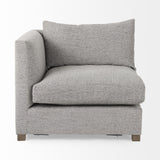 Mercana Valence 37.8L x 38.6W x 28.3H Medium Gray Corner Sectional Piece