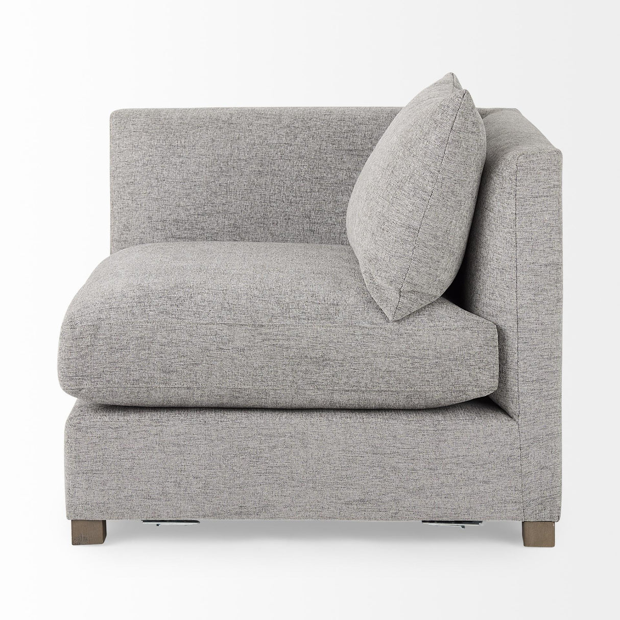 Mercana Valence 37.8L x 38.6W x 28.3H Medium Gray Corner Sectional Piece