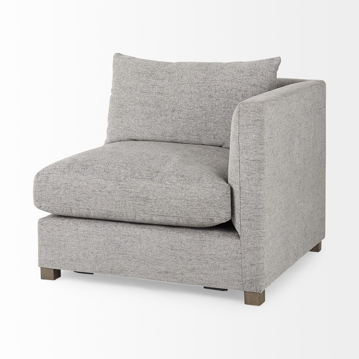 Mercana Valence 37.8L x 38.6W x 28.3H Medium Gray Corner Sectional Piece