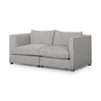 Mercana Valence 2 Piece Medium Gray Modular Sofa Set