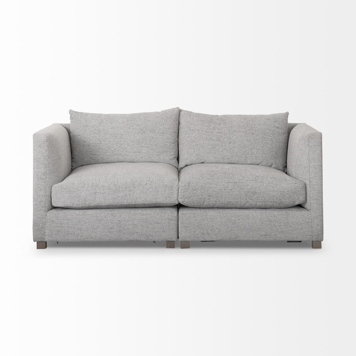 Mercana Valence 2 Piece Medium Gray Modular Sofa Set