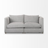 Mercana Valence 2 Piece Medium Gray Modular Sofa Set