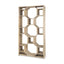 Mercana Traro 47.75L x 16.0W x 92.0H Blonde Wooden Compartment Shelving Unit