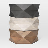 Mercana Arreto 36" Hexagonal Hinged Solid Wood Top and Base Coffee Table