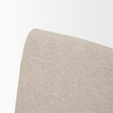 Mercana Whitley Oatmeal Performance Fabric w/ Oak Wood Dining Chair