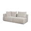 Mercana Warner Left Arm 3 Seater Gray Performance Fabric w/ Ash Wood Sofa