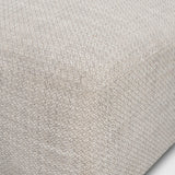 Mercana Warner Left Arm 3 Seater Gray Performance Fabric w/ Ash Wood Sofa