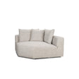 Mercana Warner Gray Performance Fabric Corner Piece