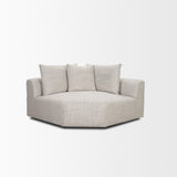 Mercana Warner Gray Performance Fabric Corner Piece