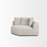 Mercana Warner Gray Performance Fabric Corner Piece