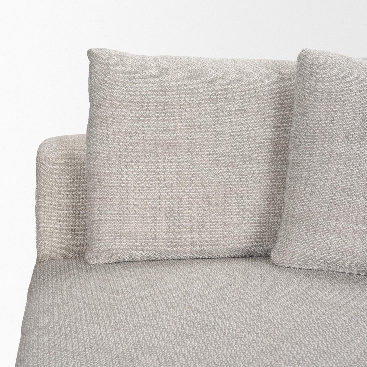 Mercana Warner Gray Performance Fabric Corner Piece