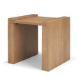 Mercana Wesson Light Brown Wood Accent Table