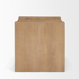 Mercana Wesson Light Brown Wood Accent Table