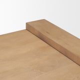 Mercana Wesson Light Brown Wood Accent Table