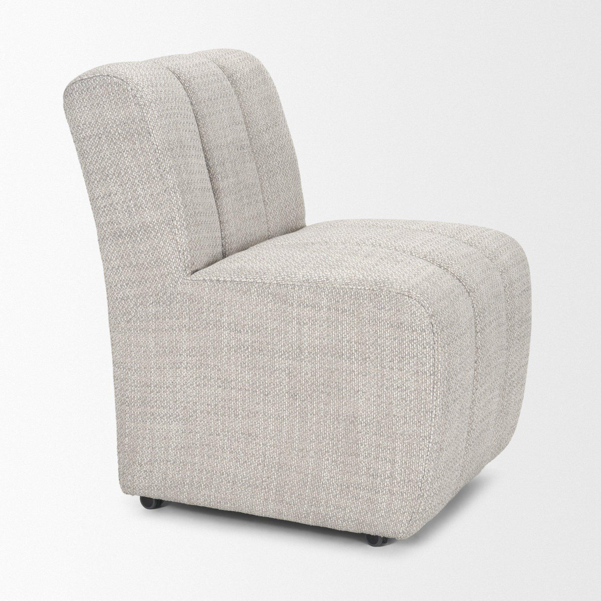 Mercana Wilkins Gray Performance Fabric Upholstered Dining Chair