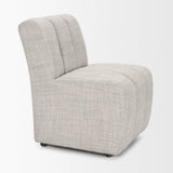 Mercana Wilkins Gray Performance Fabric Upholstered Dining Chair