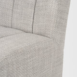 Mercana Wilkins Gray Performance Fabric Upholstered Dining Chair