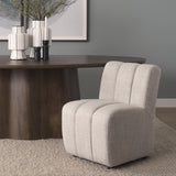 Mercana Wilkins Gray Performance Fabric Upholstered Dining Chair