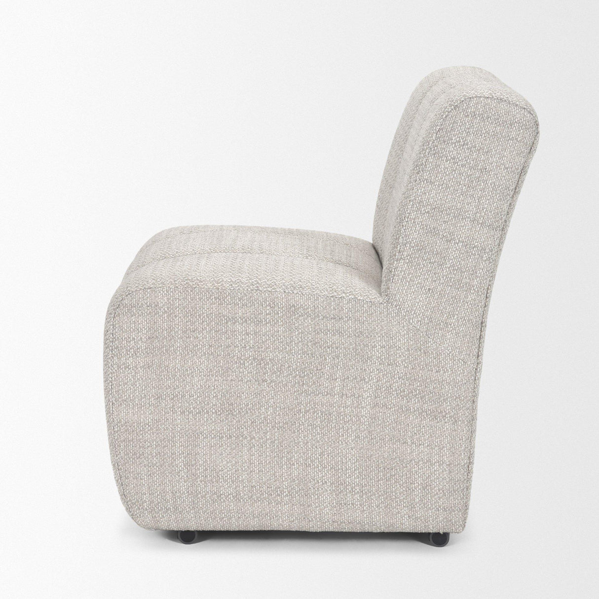 Mercana Wilkins Gray Performance Fabric Upholstered Dining Chair