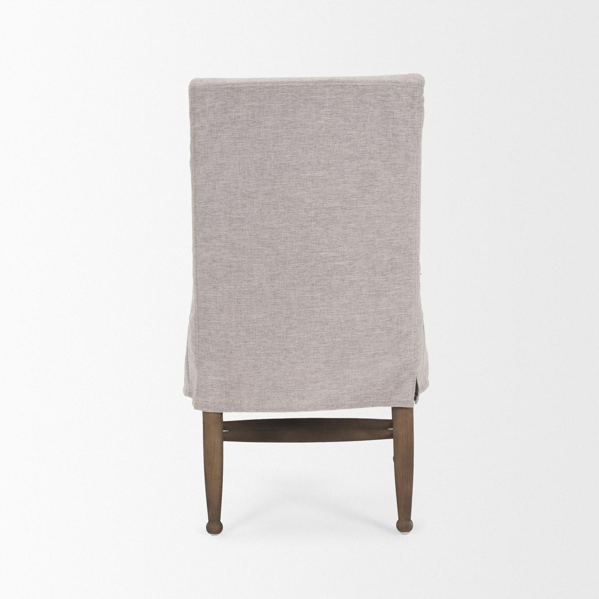 Mercana Whitley Gray Performance Fabric w/ Oak Wood Dining Chair