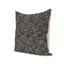 Mercana Jalia Cream and Black Cotton Decorative Square Pillow Cover