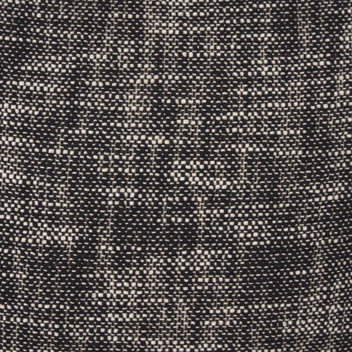 Mercana Jalia Cream and Black Cotton Decorative Square Pillow Cover