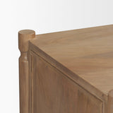 Mercana Phil Light Brown Wood 2 Door 3 Drawer Closed Sideboard