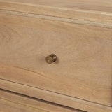Mercana Phil Light Brown Wood 2 Drawer Accent Cabinet