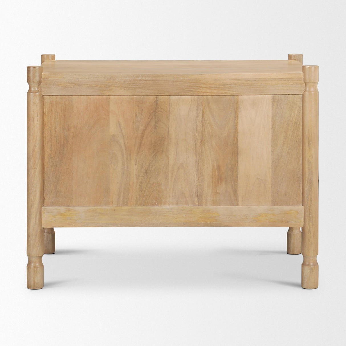 Mercana Phil Light Brown Wood 2 Drawer Accent Cabinet